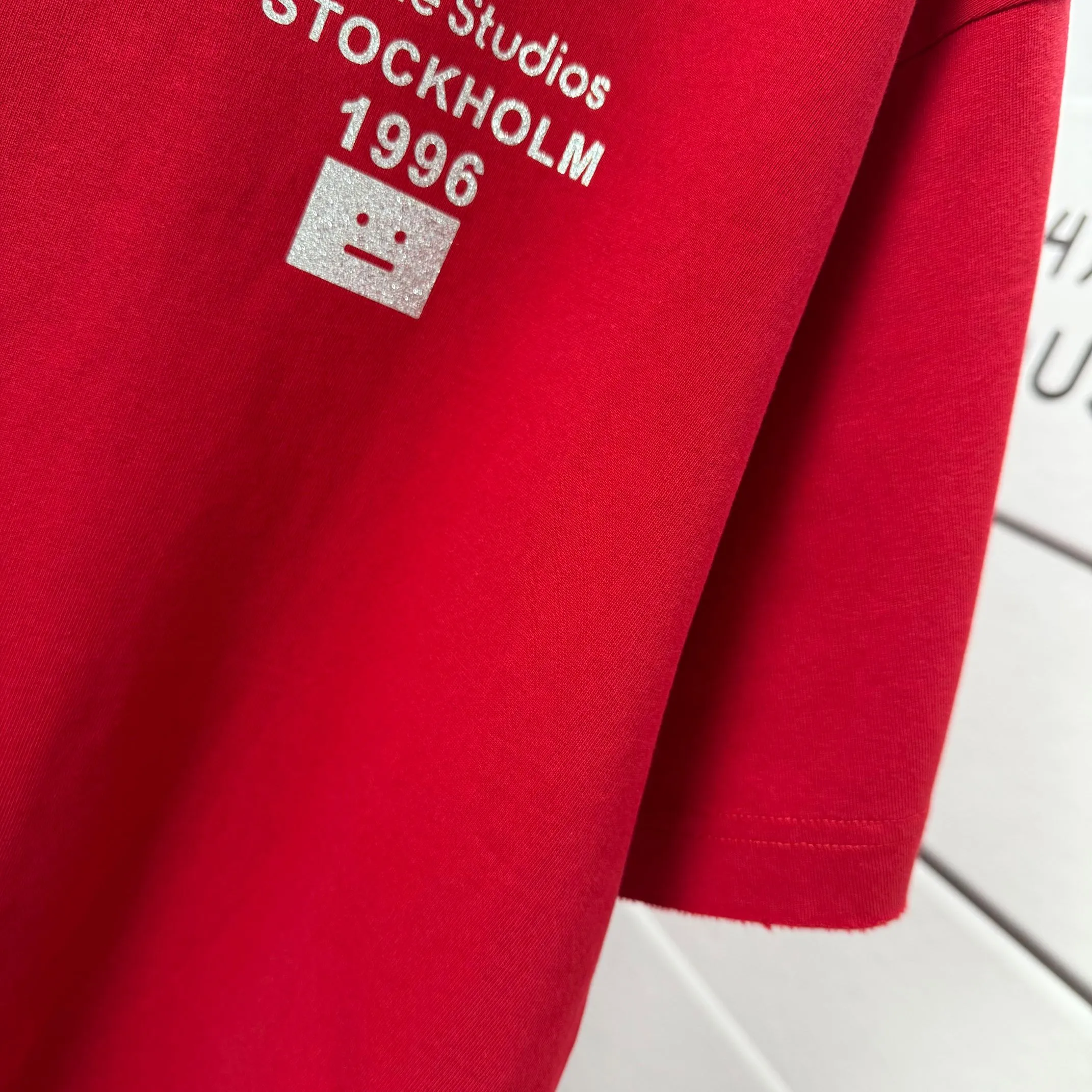 # 95 Acne studios * 2026 New Arrival tee Same Style : Size :S M L XL XXL Size： S （90-130 ） M （120-150 ） L （140-165 ） XL （160-180 ） XXL （180 ）
